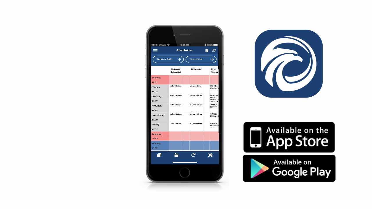 Eagle App Screenshot auf iPhone